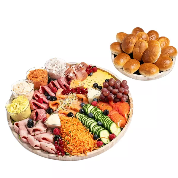 Broodjesbuffet met mini sandwiches