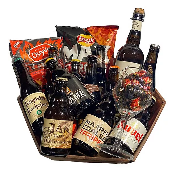 Geschenkmand Bieren